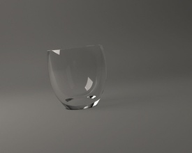 glassware water vaso 001 cristalería vajilla beber taza copa menaje Bebiendo lentes cristal agua impreso diseño comida casa cocina 3d print model - Mito3D