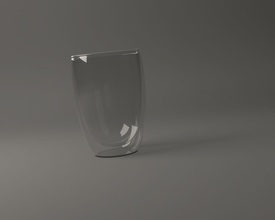 glassware water vaso 005 cristalería vajilla beber taza copa menaje Bebiendo lentes cristal diseño impreso agua comida casa cocina 3d print model - Mito3D