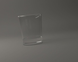 glassware water vidro 009 talheres bebida copo cálice utensílios domésticos bebendo óculos jantar impresso Projeto cristal água cilindro casa cozinha 3d print model - Mito3D
