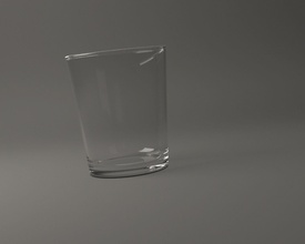 glassware water vidro 012 talheres bebida copo cálice utensílios domésticos bebendo óculos Projeto cristal impresso jantar cilindro água casa cozinha 3d print model - Mito3D