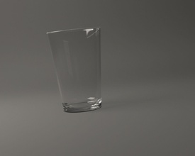 glassware water vidro 013 talheres bebida copo cálice utensílios domésticos bebendo óculos projeto água jantar cristal impresso cilíndrico recipiente casa cozinha 3d print model - Mito3D