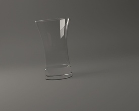 glassware water vidro 018 talheres bebida copo cálice utensílios domésticos bebendo óculos projeto jantar impresso cristal água recipiente cilindro casa cozinha 3d print model - Mito3D