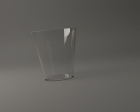 glassware water vidro 022 talheres bebida copo cálice utensílios domésticos bebendo óculos jantar água Projeto impresso cristal recipiente cilindro casa cozinha 3d print model - Mito3D