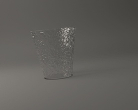 glassware water bicchiere 023 cristalleria stoviglie bevanda tazza calice casalinghi potabile bicchieri cenare camera cristallo design stampato sollievo d 39 acqua contenitore cilindro liquore Casa 3d print model - Mito3D