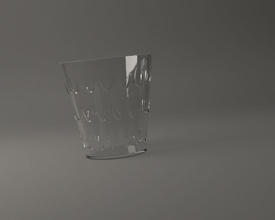 glassware water bicchiere 028 cristalleria stoviglie bevanda tazza calice casalinghi potabile bicchieri cenare camera d 39 acqua design stampato cristallo contenitore cilindro sollievo buco Casa 3d print model - Mito3D