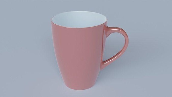 glazed ceramic coffee kitchenware porcelain houseware cup ceramics kitchen drink tea house dining 3d print model - Mito3D
