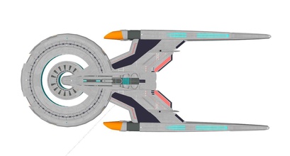 glenn classe montar non canon modell scifi star trek navio de espaço Impressão 3d hobby diy outros 3d print model - Mito3D