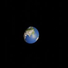 globe modèle planète espace sphère Balle forme science astronomie physique 3d print model - Mito3D