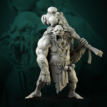 gloock fomorian pre-supported monster character fantasy creature beast nature dnd dndminiature pathfinder tabletop ttrpg rpg highdetail wargame ogre miniatures warhammer tabletoprpg giant games toys board 3d print model - Mito3D