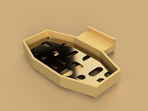 glorioso champú soporte calamar juego baño accesorio oro latón metal contemporáneo casa 3d print model - Mito3D