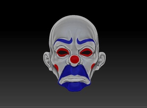 gmasking batman bufón máscara corriente continua Arte esculturas 3d print model - Mito3D