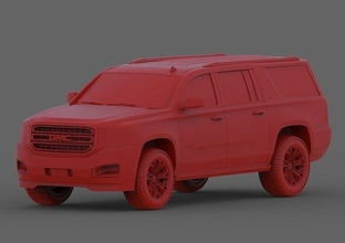 gmc yukon 2020 chevrolet tahoe denali caza 2021 2022 2023 2024 suv Transversal lujo americano coche vehiculo pasatiempo bricolaje diy automotor 3d print model - Mito3D