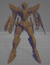 gn-001 gundam exia robot anime mech mecha suit manga future mechanical bionic robo band ai walker futuristic humanoid metalic warrior mg knight armor games toys 3d print model - Mito3D