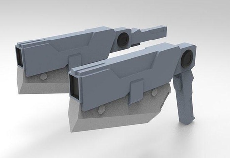 gn tabanca ii 3d Yazdır model gundam robot bilim fi karakter 3dprint hobi kendin yap silah plamodel anime 3dprinting robotik 3d print model - Mito3D