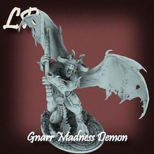 gnarr madness demon table wargame undivided chaos monster rage incarnate creature chaotic games toys game accessories 3d print model - Mito3D