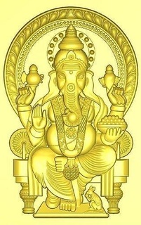 gnesha - hindu god ancient art temple gnesh religion lord sculpture sculptures 3d print model - Mito3D