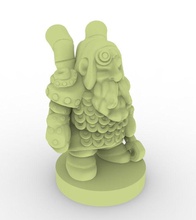 gnomo guerrero guerra fantasía arte esculturas 3d print model - Mito3D