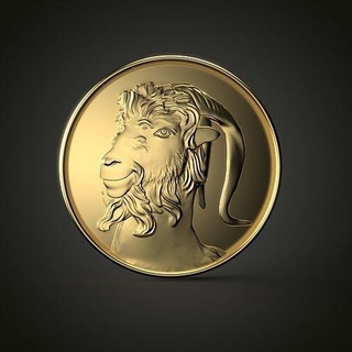 capra pendente oro design metallico arte argento medaglione gioielleria zbrush illustrazione simbolo zodiak moda ciondoli unisex Immagine sterlina 3d print model - Mito3D