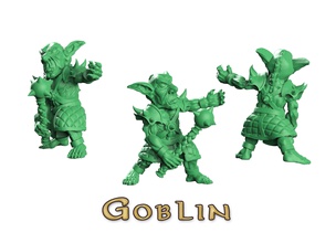 goblin juegos-juguetes verde monster mazmorra los dragones rpg manual pathfinder crosslances boardgame tablero de la mesa wargame escaramuza warhammer confrontación noticias juegos juguetes junta 3d print model - Mito3D