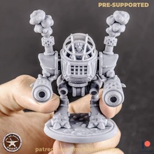 goblin robot mech 32mm pre-supported futuristic cyborg science android character mechanical bombs destruction machine pre supported miniature figurine model warcraft dnd pathfinder wargame art sculptures 3d print model - Mito3D