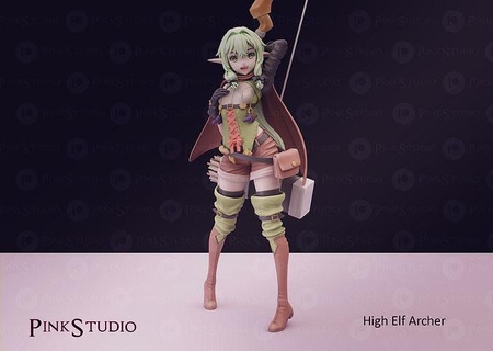 goblin assassino alto elfo arciere sacerdote anime manga harem giocattolo oggetti collezione arte sculture 3d print model - Mito3D