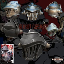 goblin assassino capacete 3d impressão armaduras ferro guerra bicicleta influenciador cavaleiro golbin cosplay 3dprint arte esculturas 3d print model - Mito3D