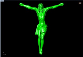 jesus anhänger schmuck maria gesegnet mutter kreuz heilige kruzifix bas linderung statue skulptur kunst skulpturen porträt medaillon cnc dekor dekoration 3d print model - Mito3D