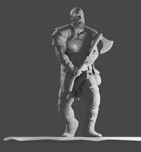 dieu of guerre 4 kratos 3d impression modèle godofwar4 nordique jeux gametoys miniatures figurines jouets 3d print model - Mito3D