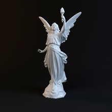 diosa estatua 3d impresión modelo ninfas escultura arte dama belleza personaje decoración figurilla niña inmortales mito religión estatuilla mujer esculturas 3d print model - Mito3D