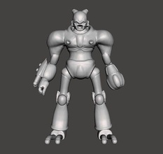 godgardon 3d modello umanoide robot dio guardon sfera drago palla dbz giochi giocattoli 3d print model - Mito3D