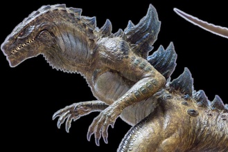 godzilla 1998 film ausführung reptil dinosaurier natur prähistorisch paläontologie skulptur drachen kreatur tier raubtier fantasie fiktiv kunst scannt repliken 3d print model - Mito3D
