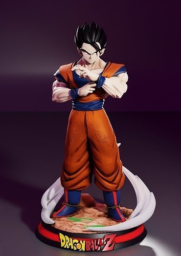 gohan mystique dragon balle anime collectionner statue 3d super héros ball draognballz goku végéta congélateur piccolo broly jeux jouets 3D print model - Mito3D