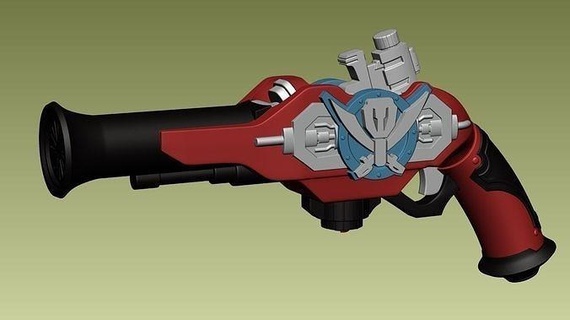 gokai pistola gokaiger kaizoku sentai bandai energia ranger Giochi giocattoli 3dmodel supersentai itsmorphintime 3d print model - Mito3D