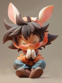 goku dragon Balle Goku Dragon Ball dragonballz dragonballsuper kakarot chibi nendoroïde fanart 3dprint 3dfanart anime art sculptures 3d print model - Mito3D