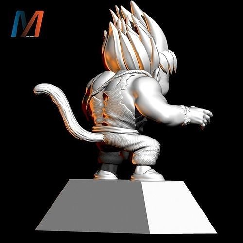 goku - v009 character vegeta dragonball dragon ball z animation sculpts games toys 3D print model - Mito3D