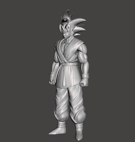 goku of z 3d modelo dragão bola dbz esfera jogos brinquedos 3D print model - Mito3D