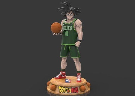 goku Basketbol nba Boston Celtics aksiyon şekil Ejderha top karakter heykel minyatürler figürinler oyuncaklar oyun Sanat oyunlar heykeller 3d print model - Mito3D