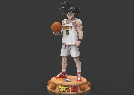 goku Basketbol nba Denver külçeler aksiyon şekil Ejderha top karakter Sanat heykel minyatürler oyuncaklar figürinler oyunlar oyun heykeller 3d print model - Mito3D