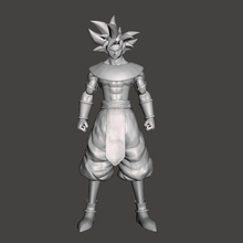 goku deus of destruição 3d modelo ultra instinto dragão bola dbz esfera jogos brinquedos 3d print model - Mito3D