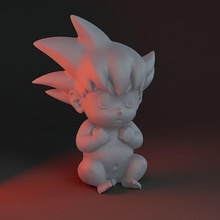 goku çocuk toei Ejderha top Kakarot Süper bebek Saiyan Sanat taramalar kopyalar 3d print model - Mito3D