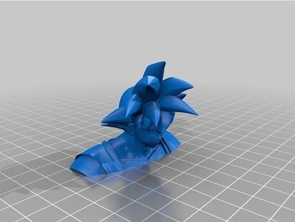 Goku pólo funcionários kakaroto esfera dragão anime arte esculturas 3d print model - Mito3D