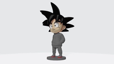 Goku calamaro film serie 067 uomo Giochi giocattoli 3d print model - Mito3D