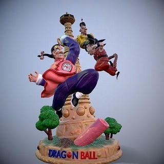 Goku pai draonball stl 3d Stampa vegeta gohan goten bauli collezione broly roshi arte sculture 3d print model - Mito3D