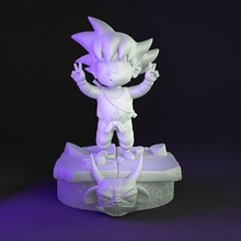 Goku vincitore Drago palla torneo toei kakarot saiyan campione arte scansioni repliche 3d print model - Mito3D