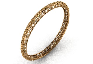 pulseira de ouro 17 jóias casamento gem o engajamento jóia printable diamante prata moda beleza anel cad engagem safira solitaire noivado pulseiras 3d print model - Mito3D