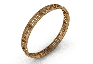 or bracelet de 22 bijoux le des bracelets platine mariage gem l'engagement joyau imprimable anneau mode beauté bague fiançailles cad diamant engagem solitaire l'habillement les 3d print model - Mito3D