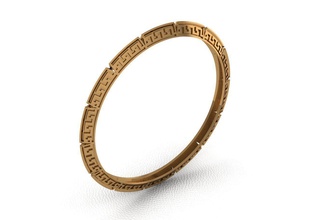 oro brazalete de 25 la joyería los brazaletes amor brillante imprimible el diamante joya compromiso gem boda anillo sterling moda y belleza zafiro prendas vestir las pulseras 3d print model - Mito3D