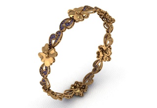 or bracelet 46 bijoux le des bracelets de mariage gem l'engagement joyau imprimable diamant d'argent bague fiançailles mode beauté engagem cad platine l'anneau boucle d'oreille les 3d print model - Mito3D