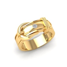 gold belt ring 442 jewelry fashion accessories diamond man men woman women unisex design fengshui wedding rings 3d print model - Mito3D