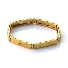 gold bracelet bb014 jewelry 3d printable fashion accessory prototyping character clothing 3d print model - Mito3D